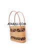 Ata rattan unique design handbag